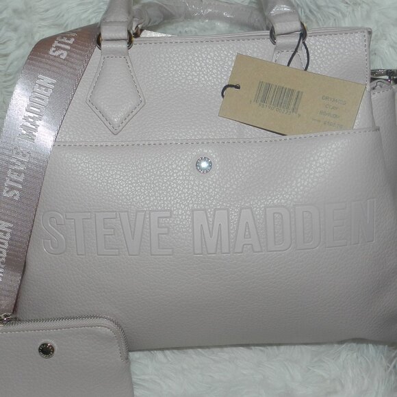 Steve Madden Pebble Grain Leather Satchel🆕SHIPS FAST😮💨⚡🚚 - Picture 13 of 16